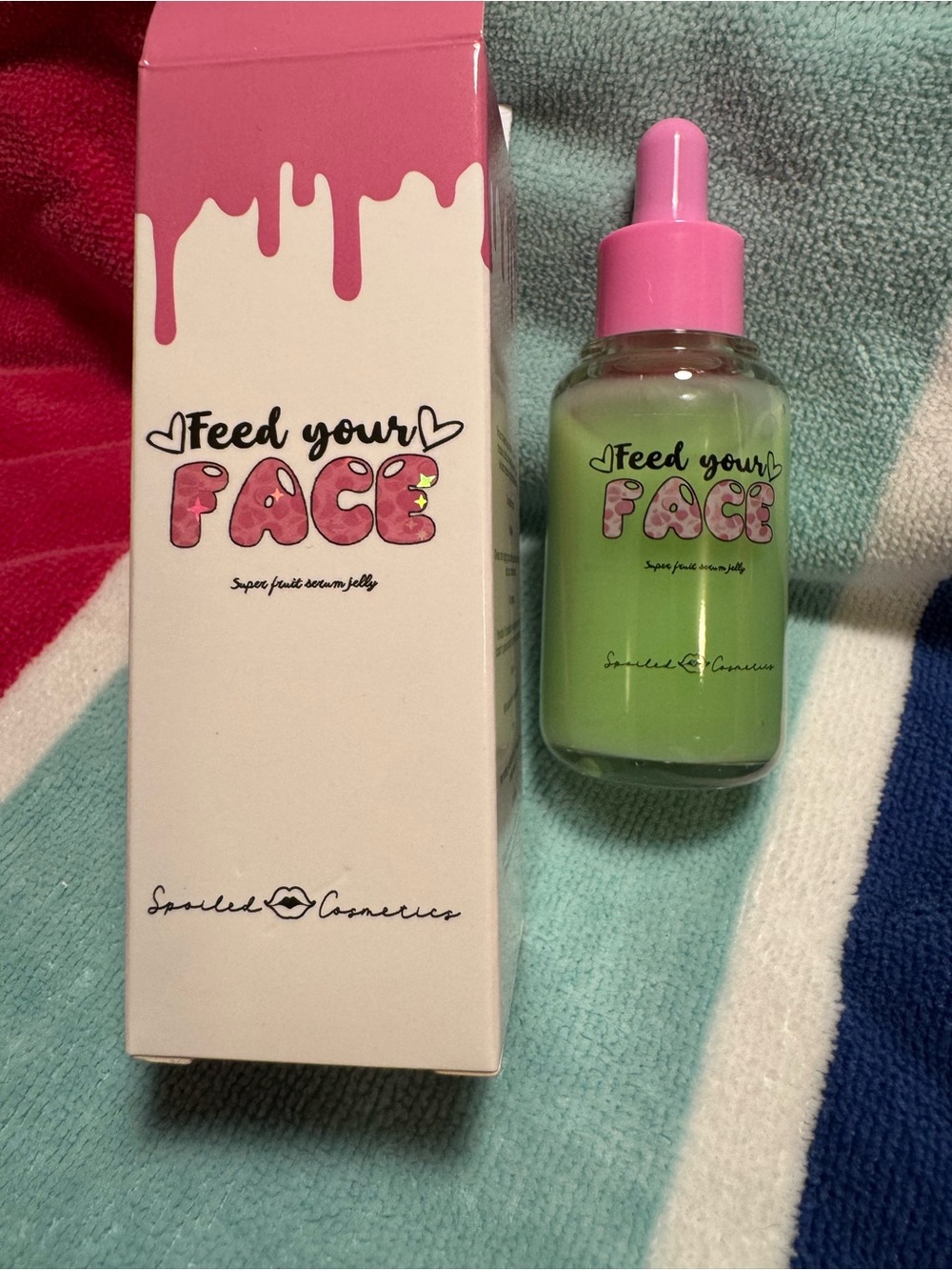 naked cosmetics Feed Your Face Serum Jelly - Pink & Green